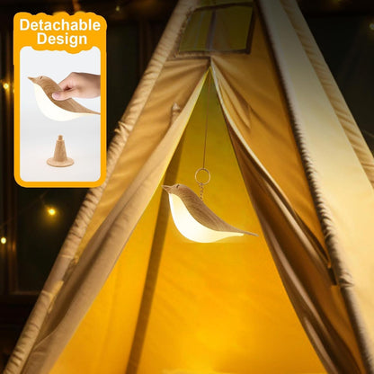 Cute Bird Table Lamps Combo,Rechargeable Cordless Lamp with 3 Color Temperature ,Small Desk Lights for Bedroom Nightstand Bedside Table